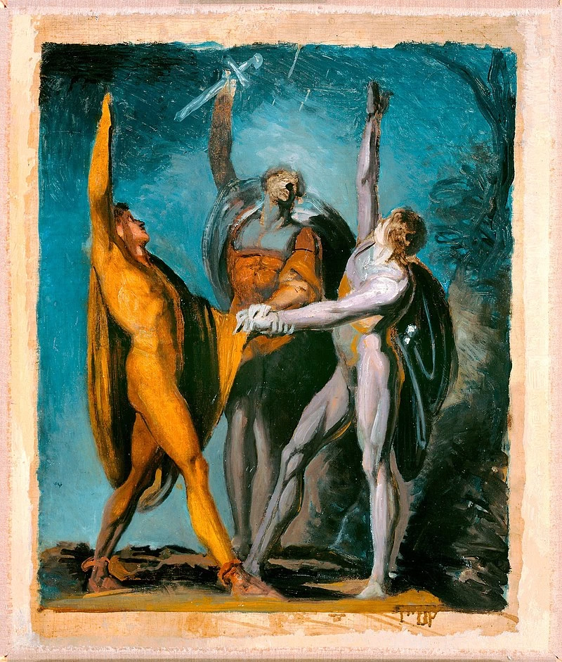 66-Johann Heinrich Füssli-Il giuramento sul Rütli-Art Institute of Chicago-studio  
